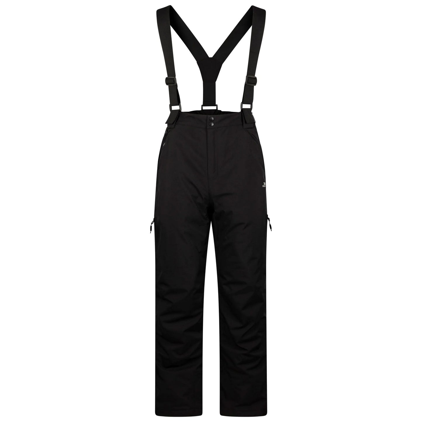 Black - Front - Trespass Mens Shaun Ski Trousers