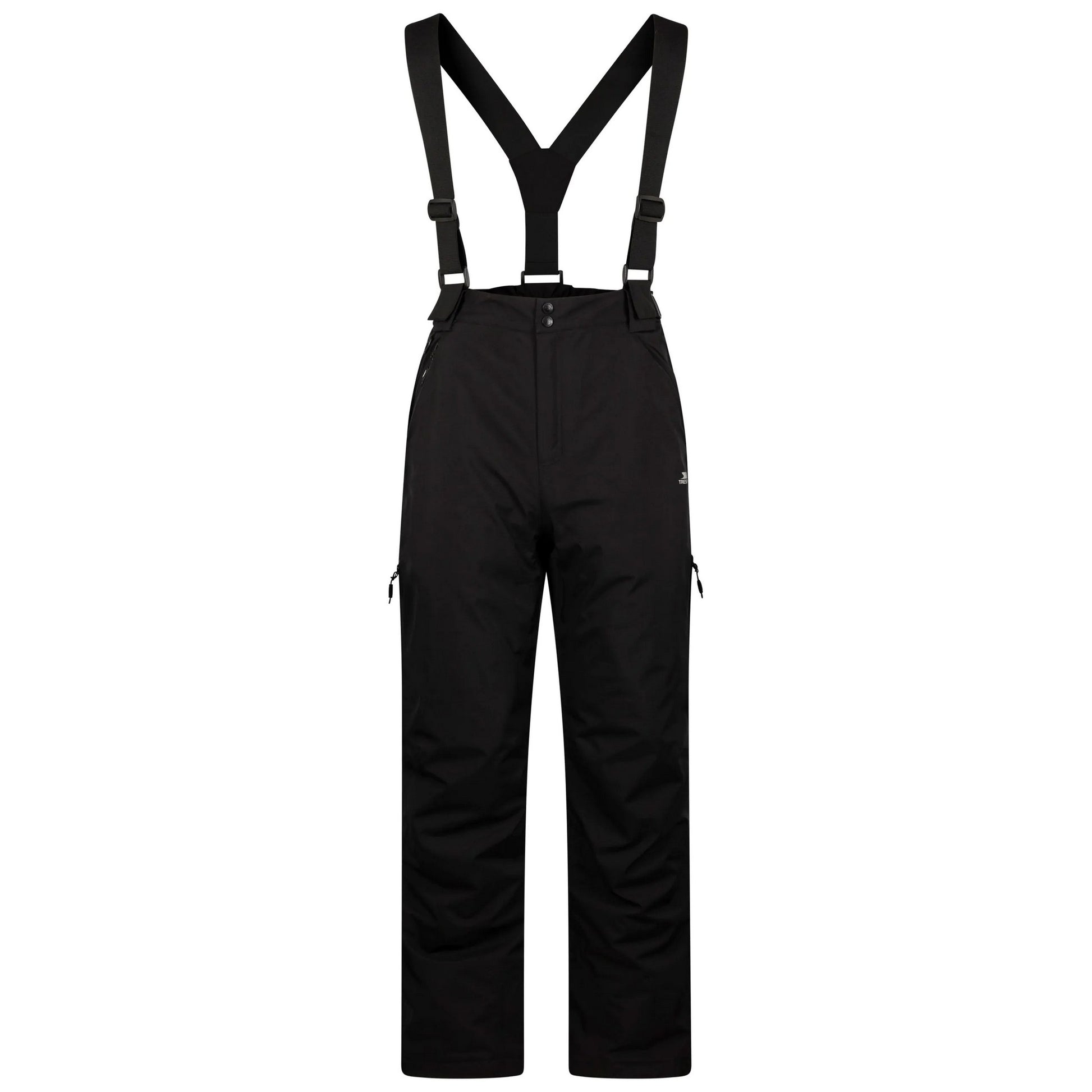 Black - Front - Trespass Mens Shaun Ski Trousers