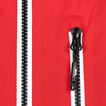 Red - Side - Trespass Mens Joseph Ski Jacket