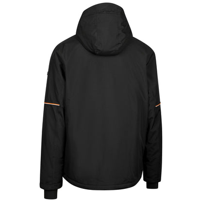 Black - Back - Trespass Mens Joseph Ski Jacket