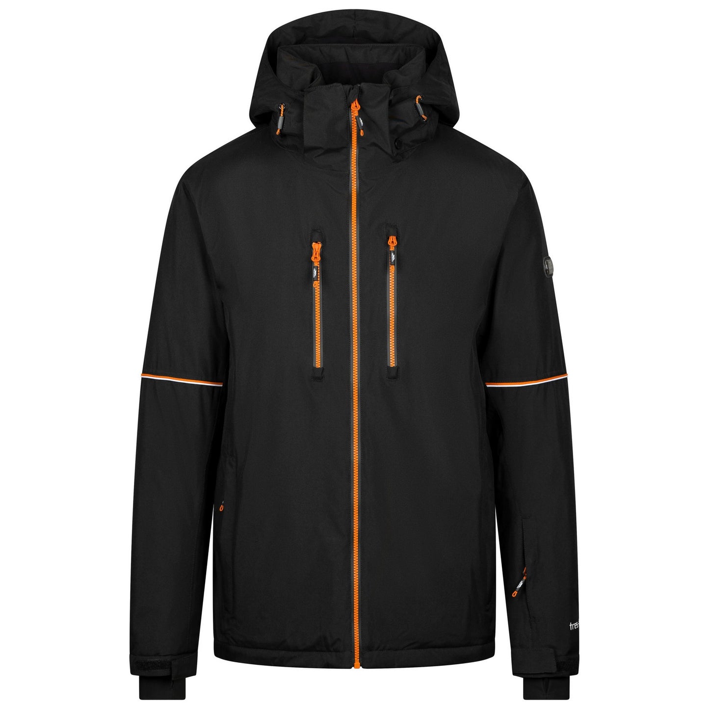 Black - Front - Trespass Mens Joseph Ski Jacket