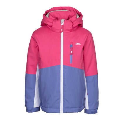 Soft Pink - Front - Trespass Childrens-Kids Lennox Ski Jacket