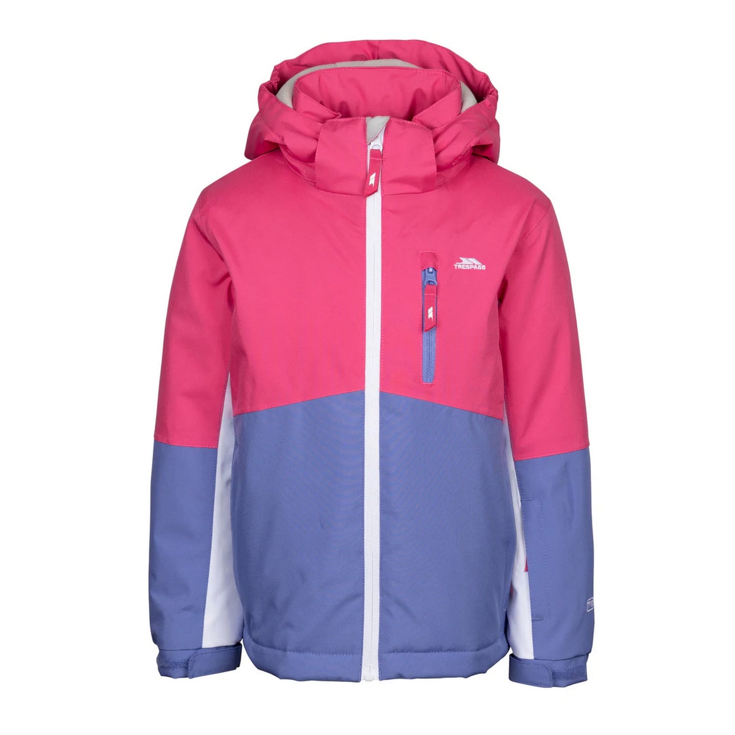 Soft Pink - Front - Trespass Childrens-Kids Lennox Ski Jacket