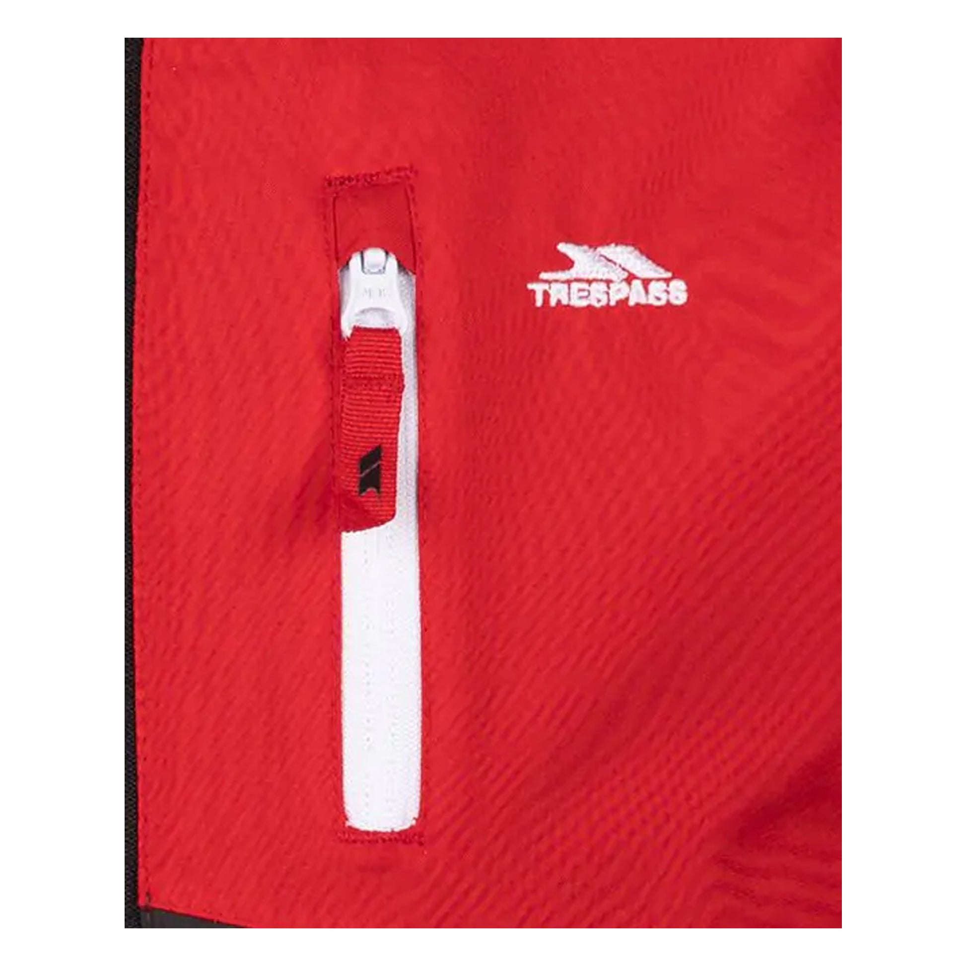 Red - Side - Trespass Childrens-Kids Lennox Ski Jacket