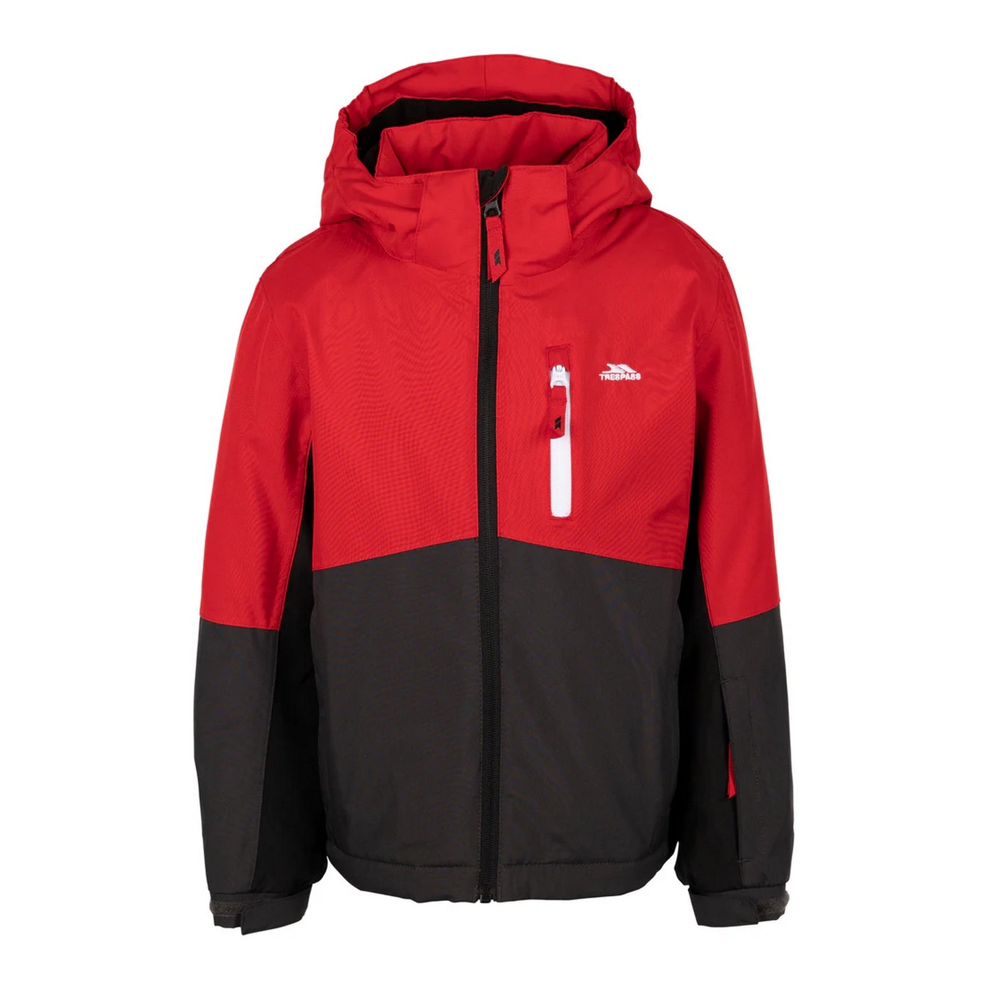 Red - Front - Trespass Childrens-Kids Lennox Ski Jacket