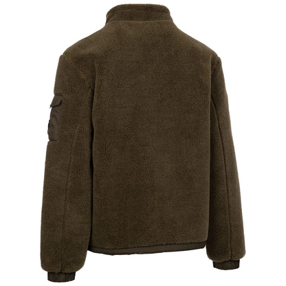 Dark Vine - Back - Trespass Mens Edwalton AT300 Fleece Jacket