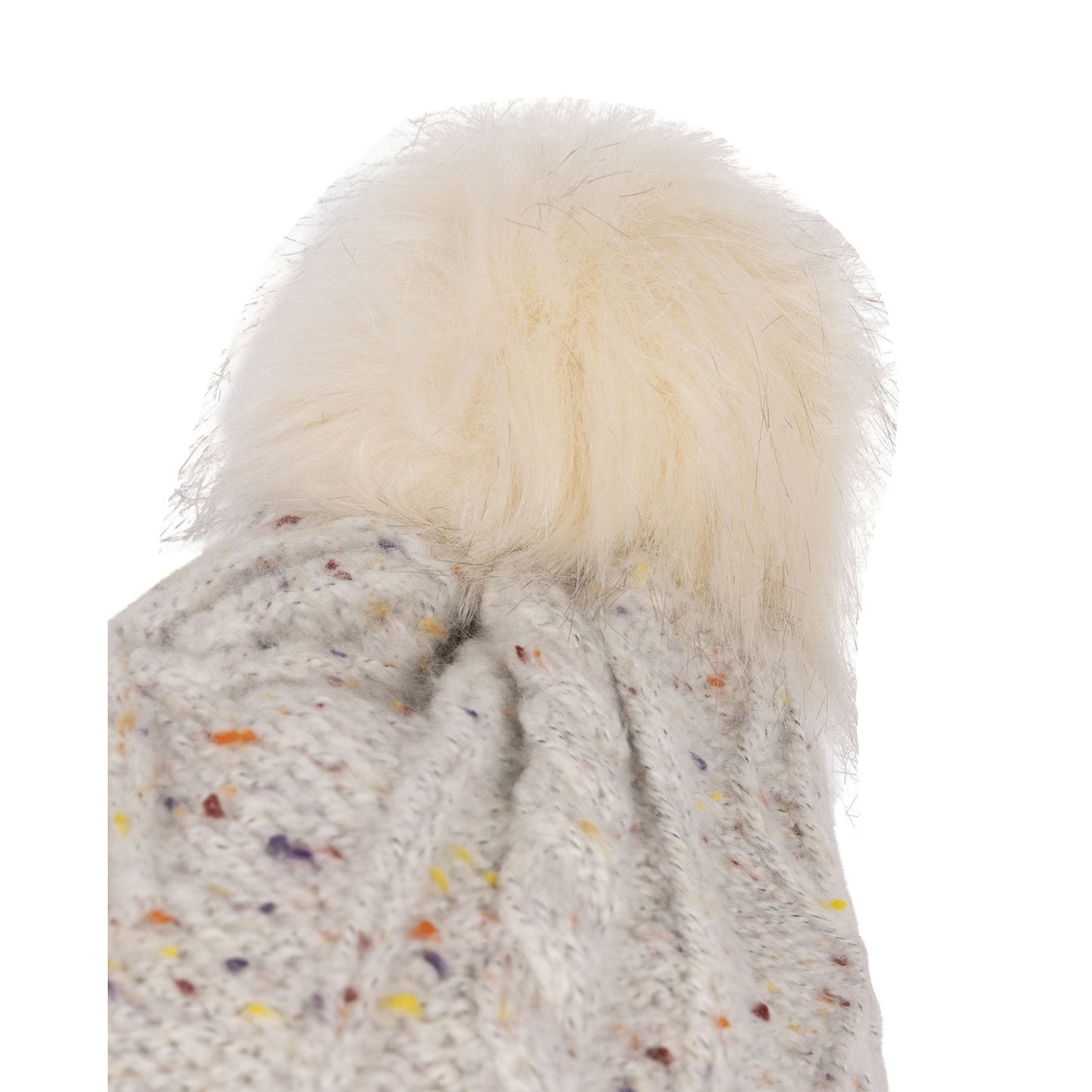 Beige - Back - Trespass Womens-Ladies Agave Beanie