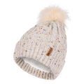 Beige - Side - Trespass Womens-Ladies Agave Beanie