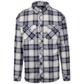 Navy - Front - Trespass Mens Dawlish Checked Shirt
