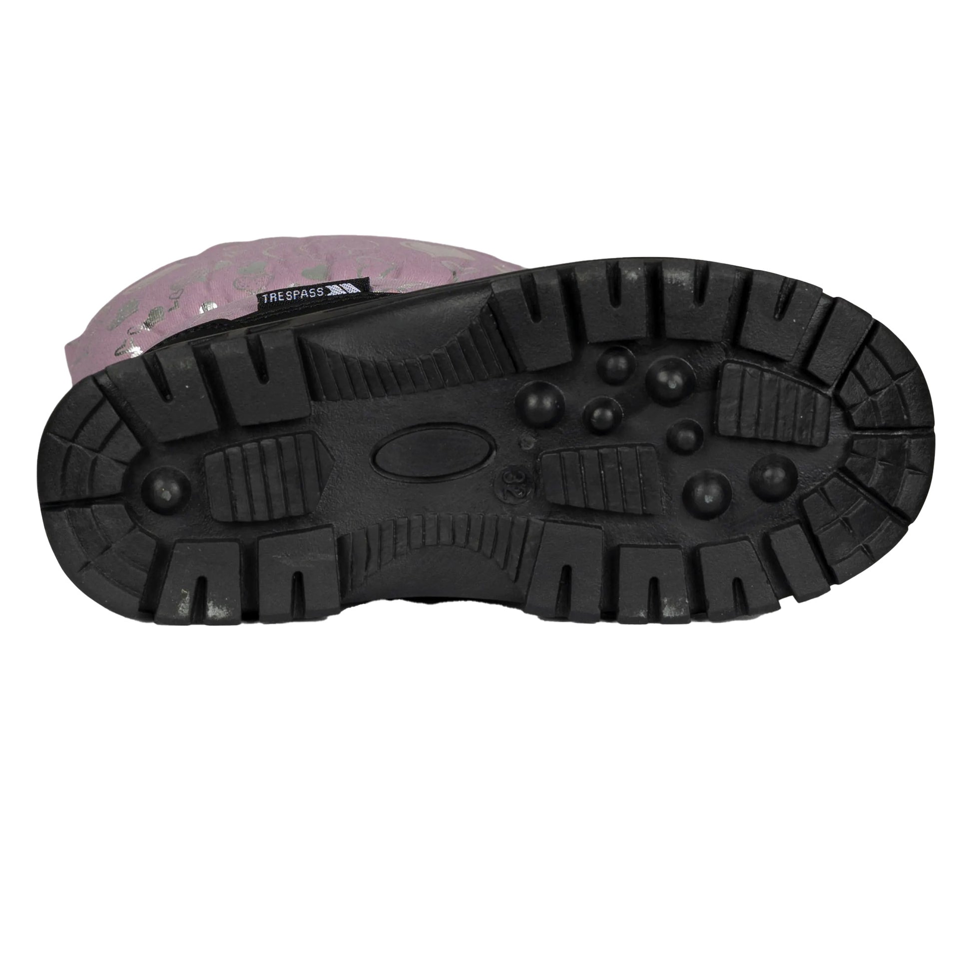 Mauve - Lifestyle - Trespass Childrens-Kids Bora Snow Boots