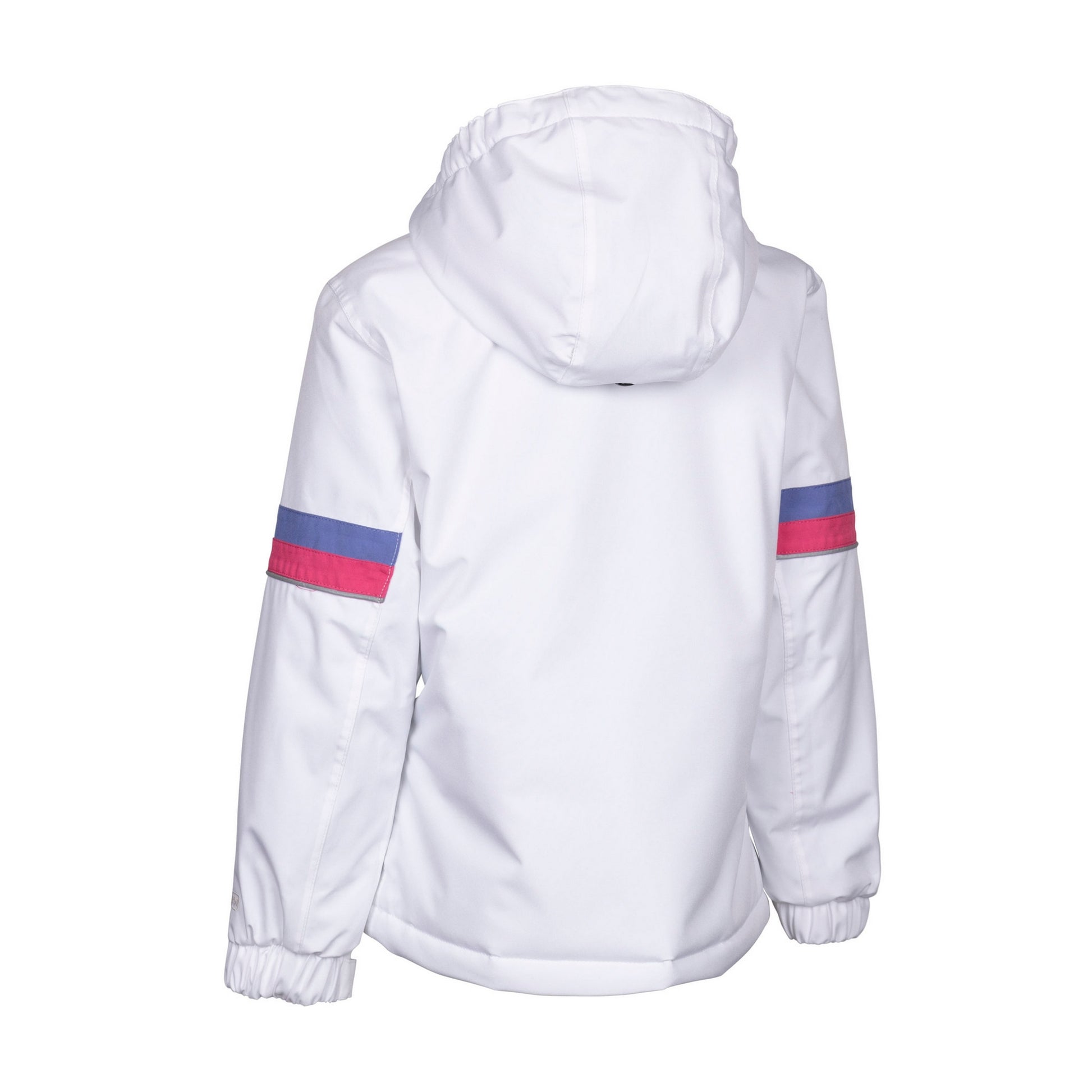 White - Back - Trespass Childrens-Kids Kharli Ski Jacket