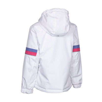 White - Back - Trespass Childrens-Kids Kharli Ski Jacket