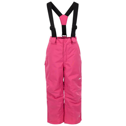 Soft Pink - Front - Trespass Childrens-Kids Rumi Ski Trousers
