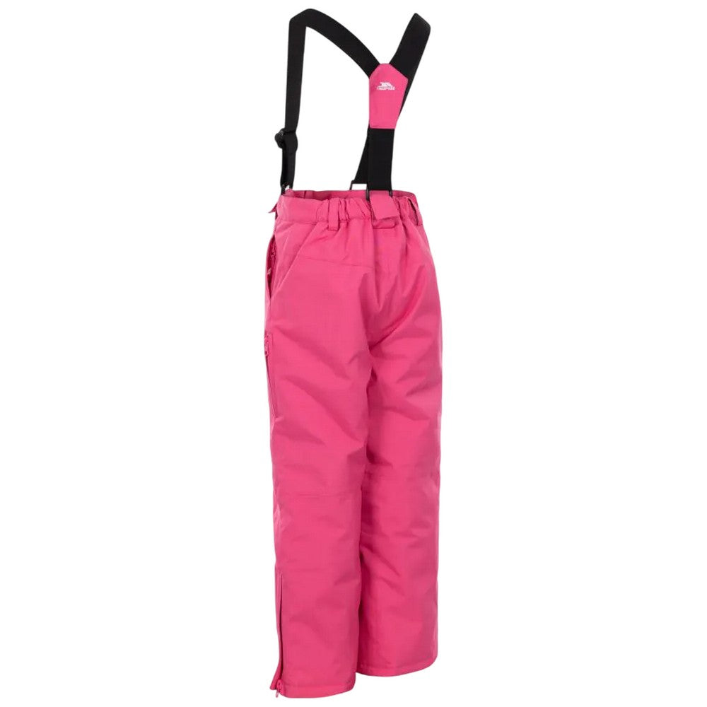 Soft Pink - Back - Trespass Childrens-Kids Rumi Ski Trousers
