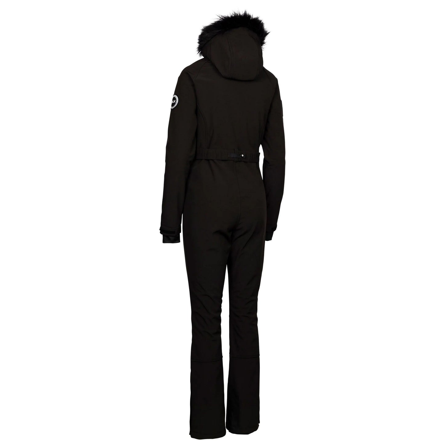 Black - Back - Trespass Womens-Ladies Valene DLX Ski Suit