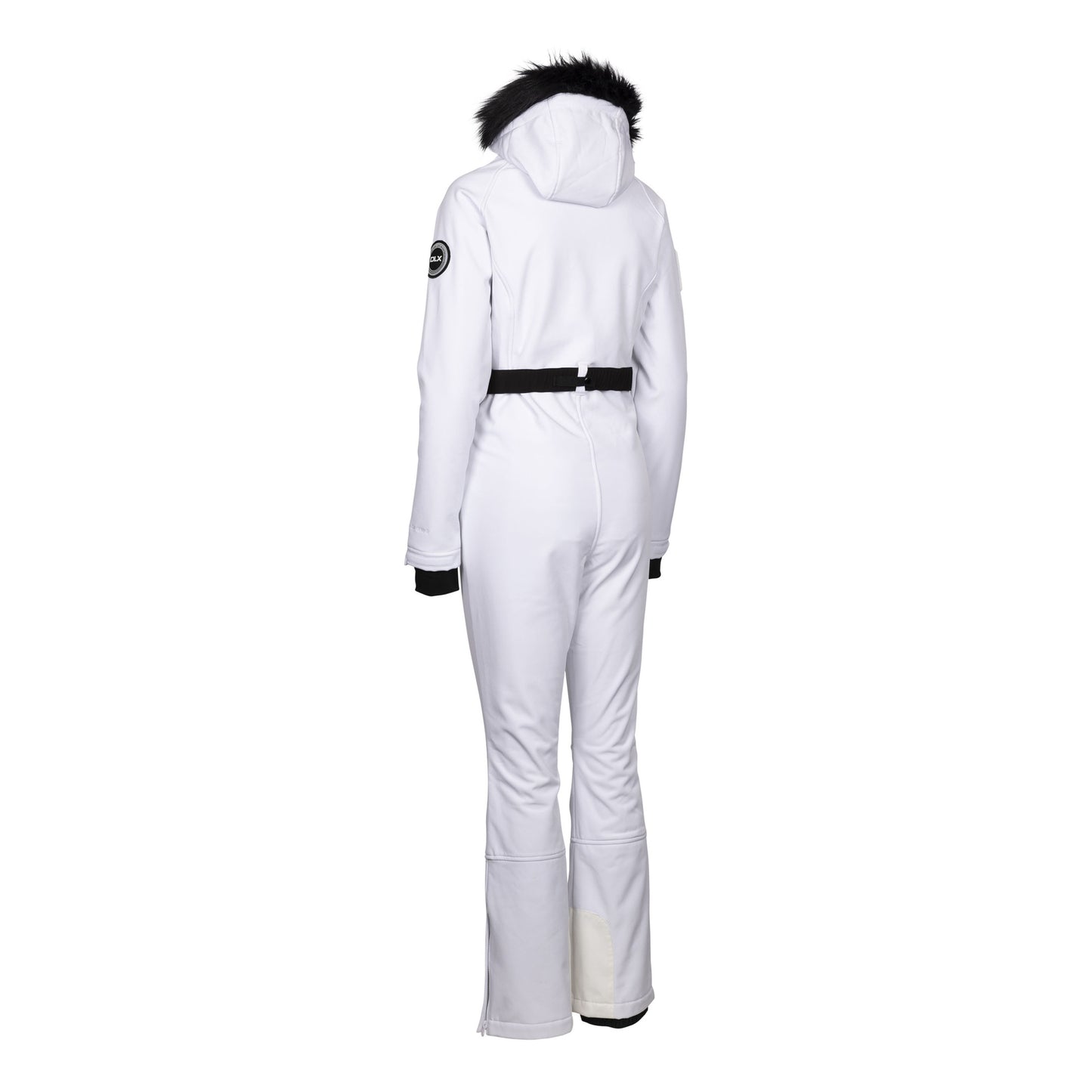 White - Back - Trespass Womens-Ladies Valene DLX Ski Suit