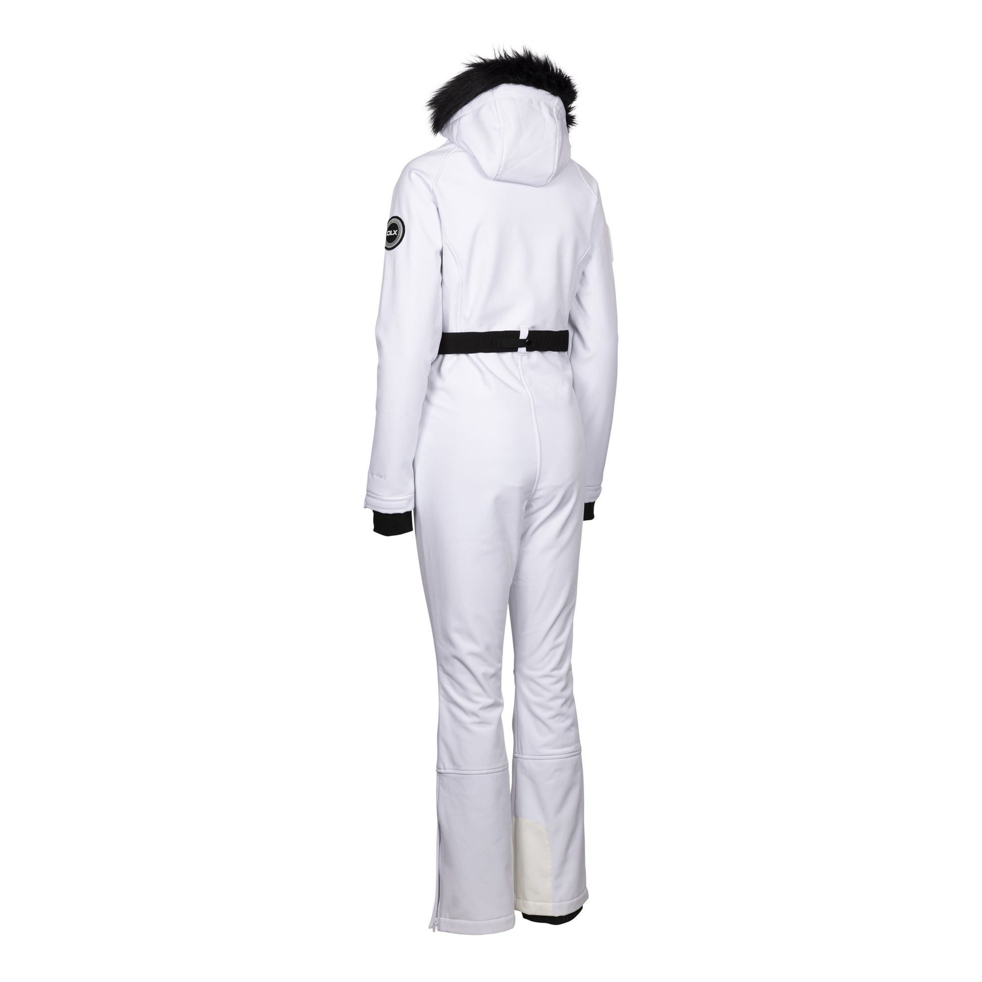 White - Back - Trespass Womens-Ladies Valene DLX Ski Suit