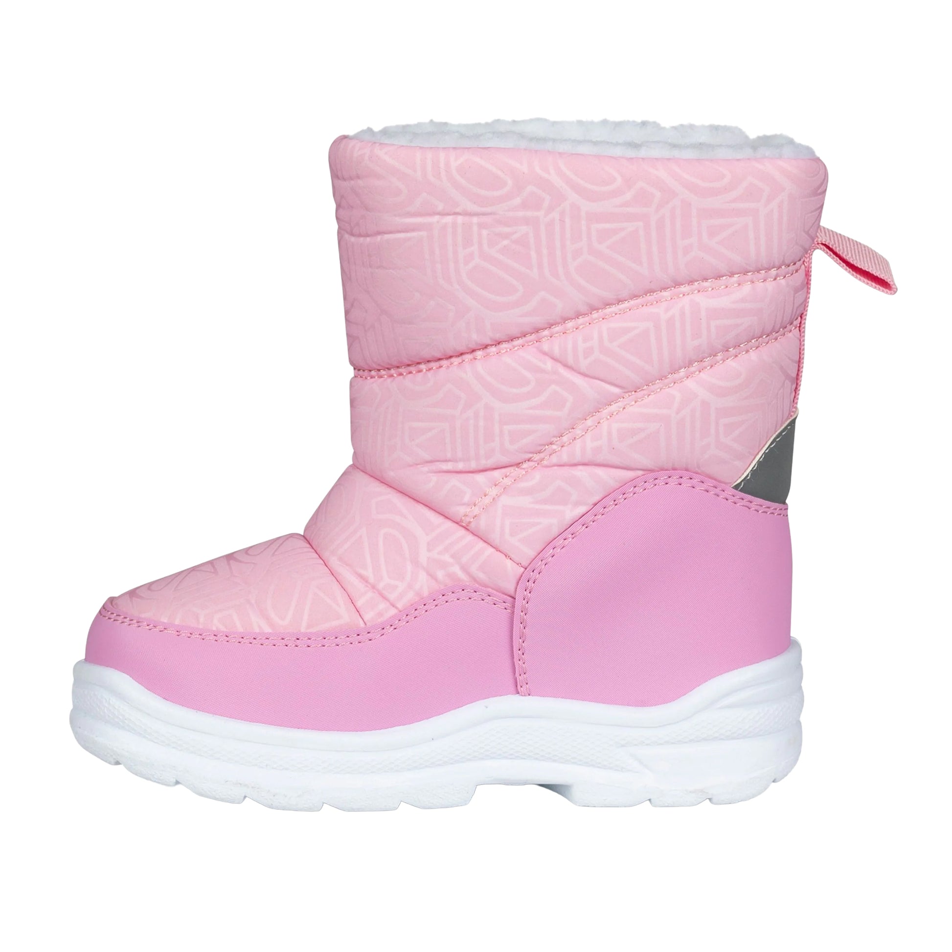Pink - Pack Shot - Trespass Childrens-Kids Snowflake Snow Boots