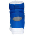 Blue - Side - Trespass Childrens-Kids Snowflake Snow Boots