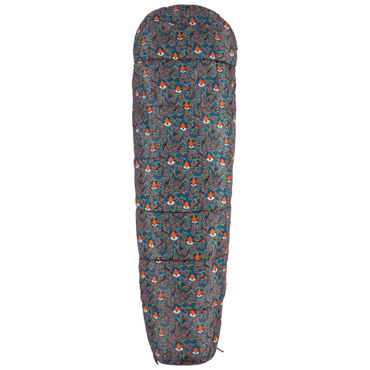 Teal - Front - Trespass Childrens-Kids Bunka Lightweight Mummy Sleeping Bag