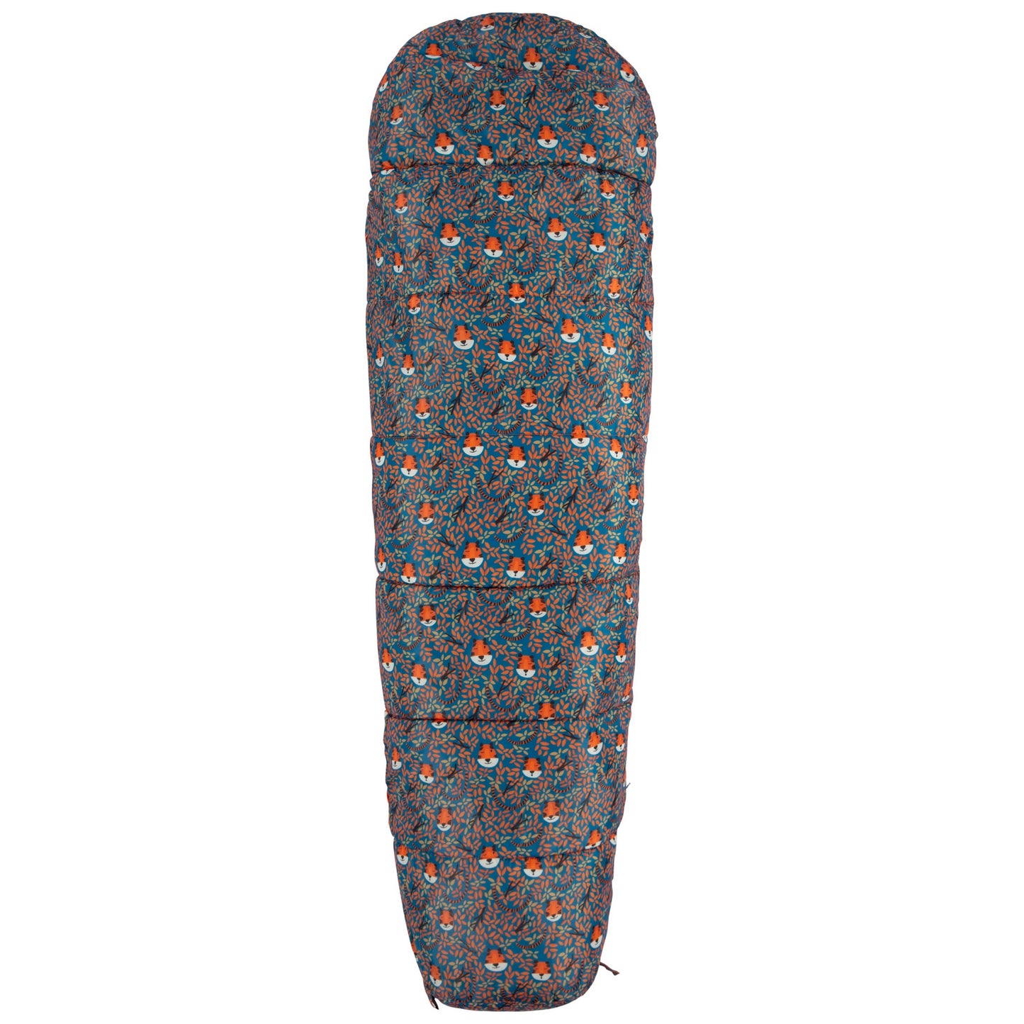 Teal - Front - Trespass Childrens-Kids Bunka Lightweight Mummy Sleeping Bag