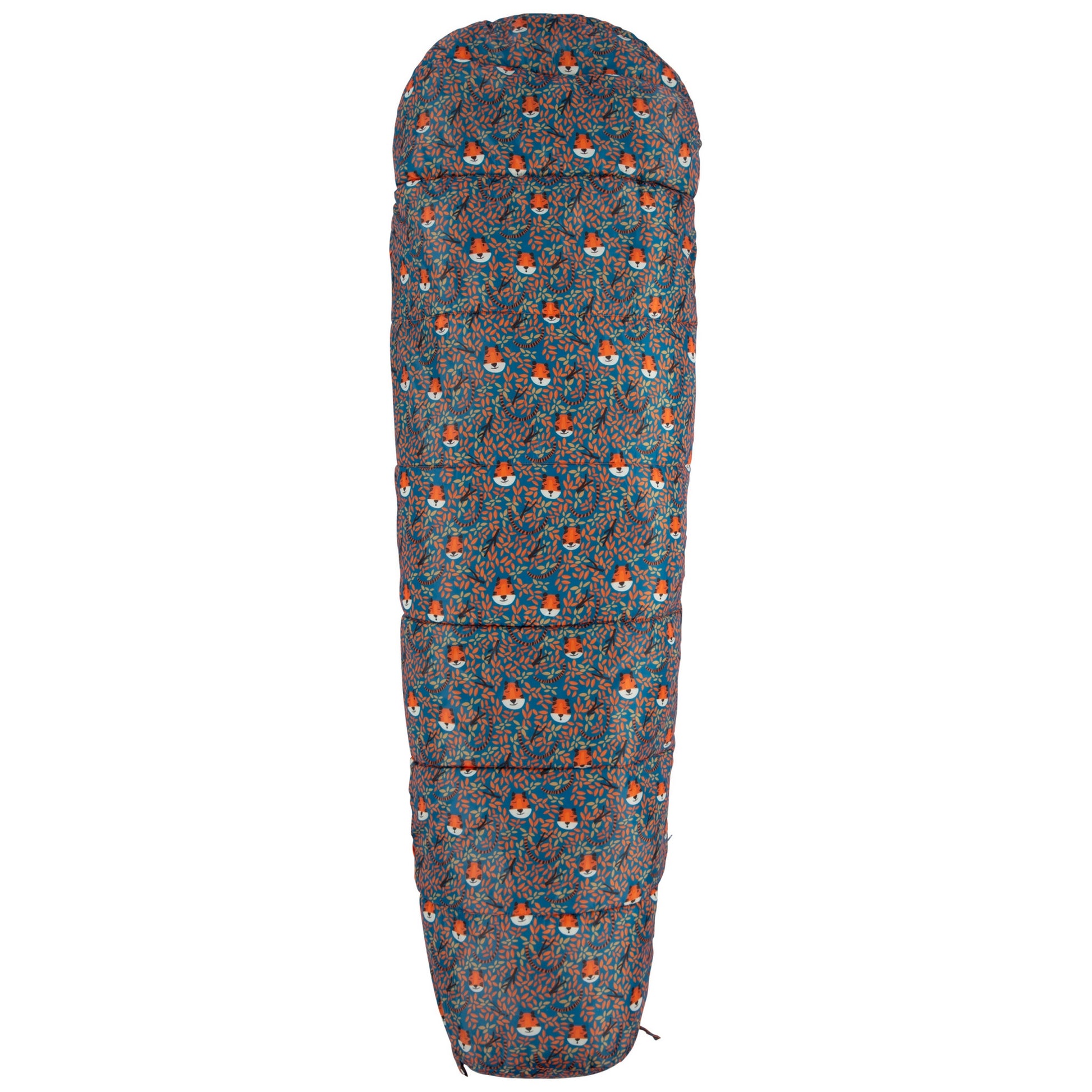 Teal - Front - Trespass Childrens-Kids Bunka Lightweight Mummy Sleeping Bag