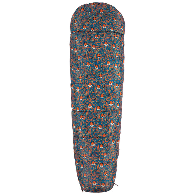 Teal - Front - Trespass Childrens-Kids Bunka Lightweight Mummy Sleeping Bag