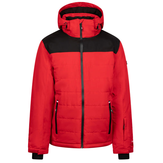 Red - Front - Trespass Mens Christopher Ski Jacket