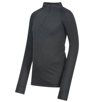 Black - Lifestyle - Trespass Childrens-Kids Unite360 Thermal Base Layers Set