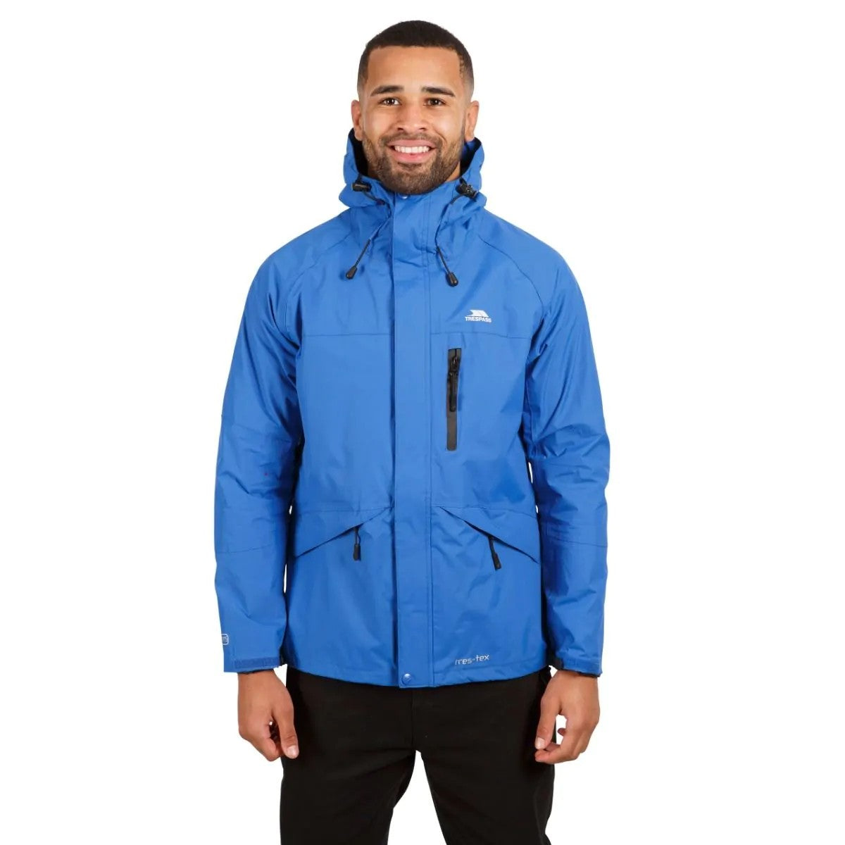 Blue - Side - Trespass Mens Corvo Jacket