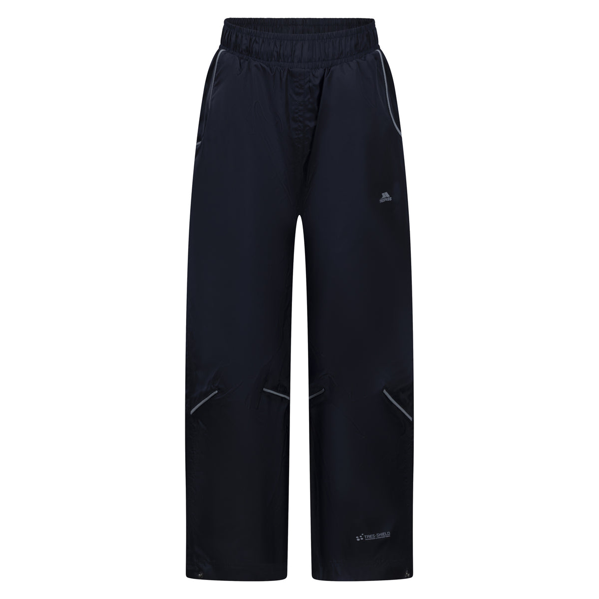 Blue - Back - Trespass Childrens-Kids Fernmore Dripdrop Rain Suit