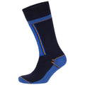 Navy-Flint - Back - Trespass Unisex Adult Winski Ski Socks (Pack of 2)