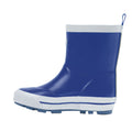 Navy - Side - Trespass Childrens-Kids Sammy Wellington Boots