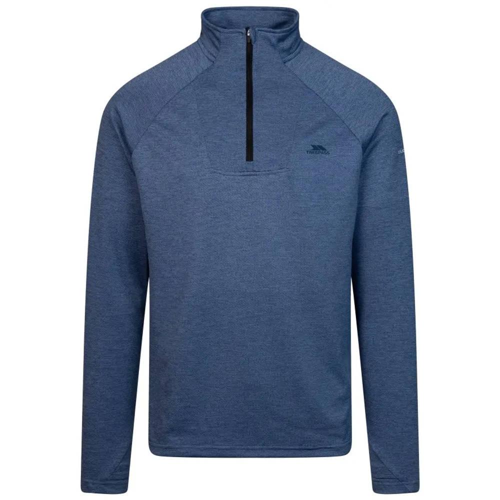 Blue Tone Marl - Front - Trespass Mens Valin Long-Sleeved Top