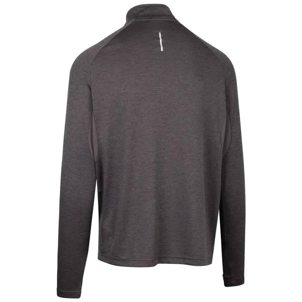 Black Marl - Back - Trespass Mens Valin Long-Sleeved Top