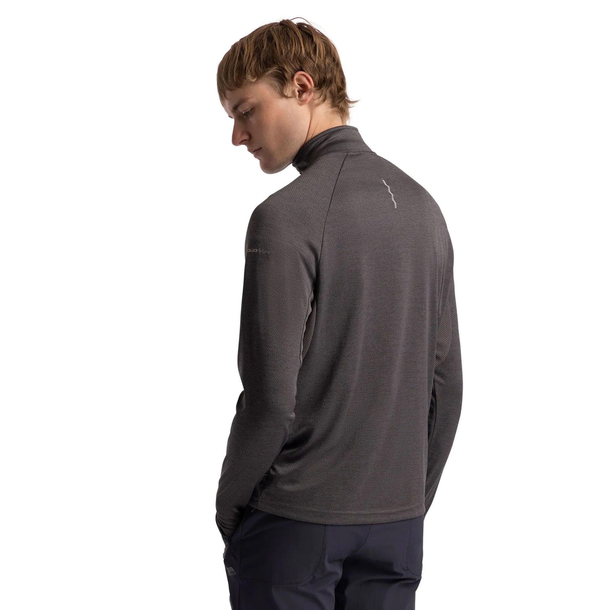 Black Marl - Lifestyle - Trespass Mens Valin Long-Sleeved Top