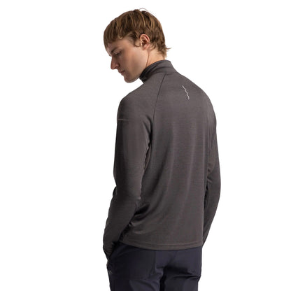 Black Marl - Lifestyle - Trespass Mens Valin Long-Sleeved Top