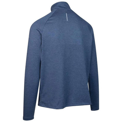 Blue Tone Marl - Back - Trespass Mens Valin Long-Sleeved Top