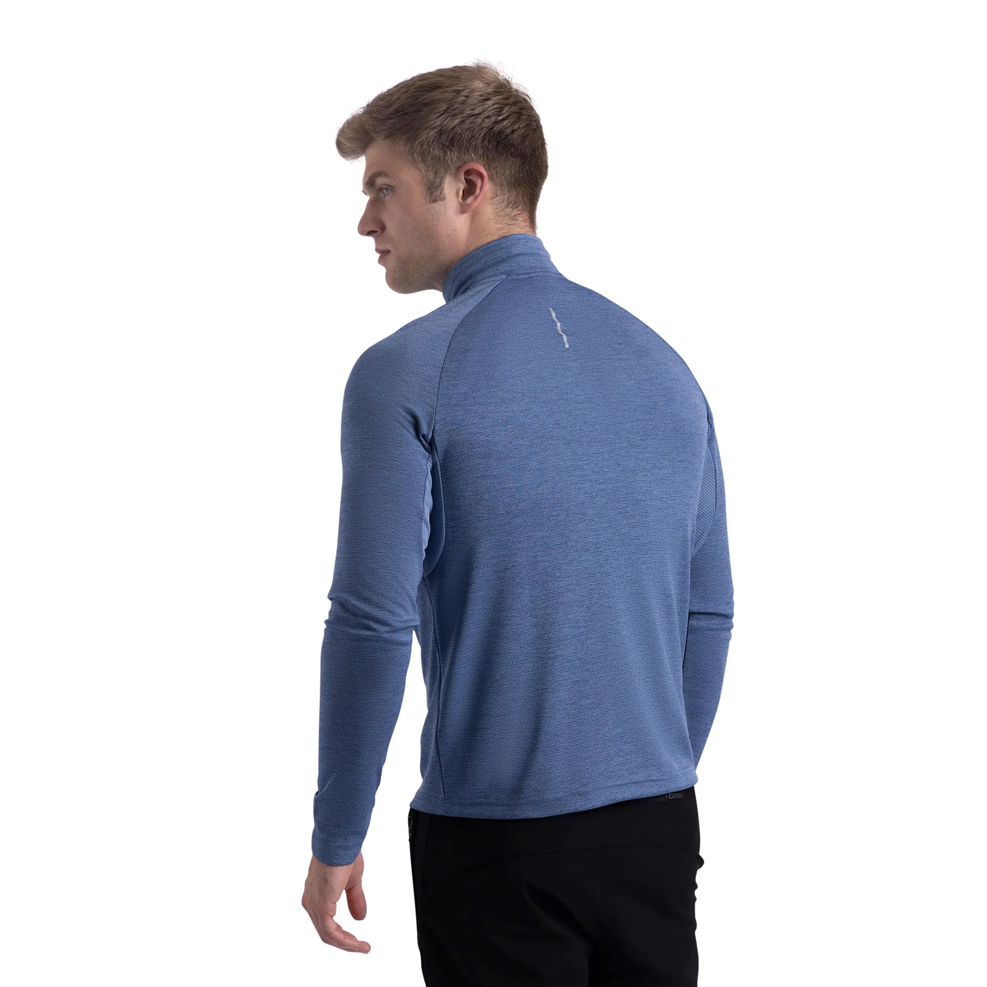 Blue Tone Marl - Lifestyle - Trespass Mens Valin Long-Sleeved Top