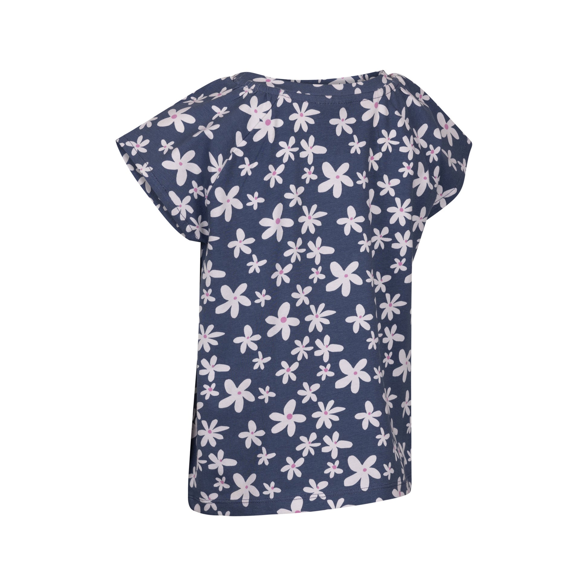 Blue Tone - Back - Trespass Girls Josey Floral T-Shirt
