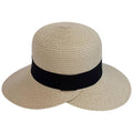 Natural - Back - Trespass Womens-Ladies Payne Paper Sun Hat