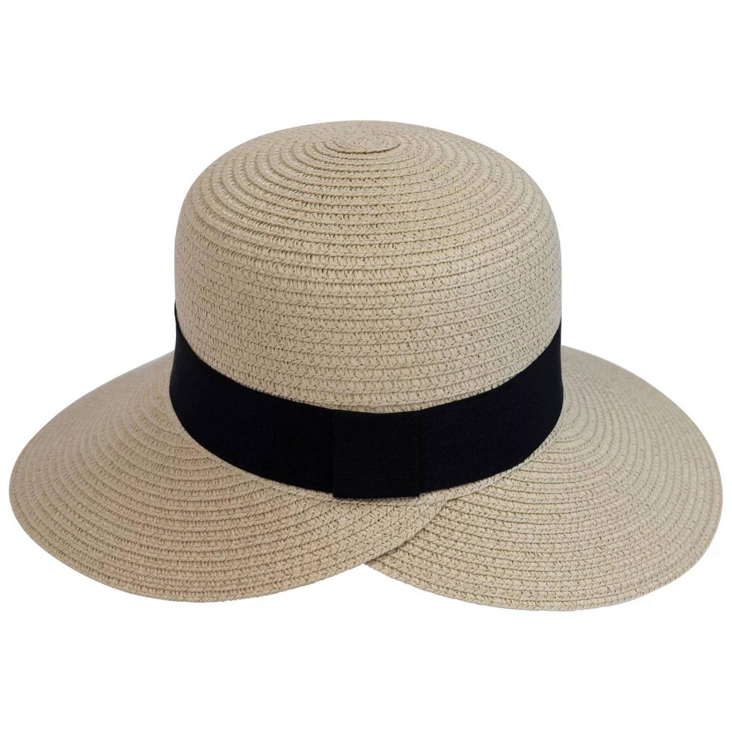 Natural - Back - Trespass Womens-Ladies Payne Paper Sun Hat