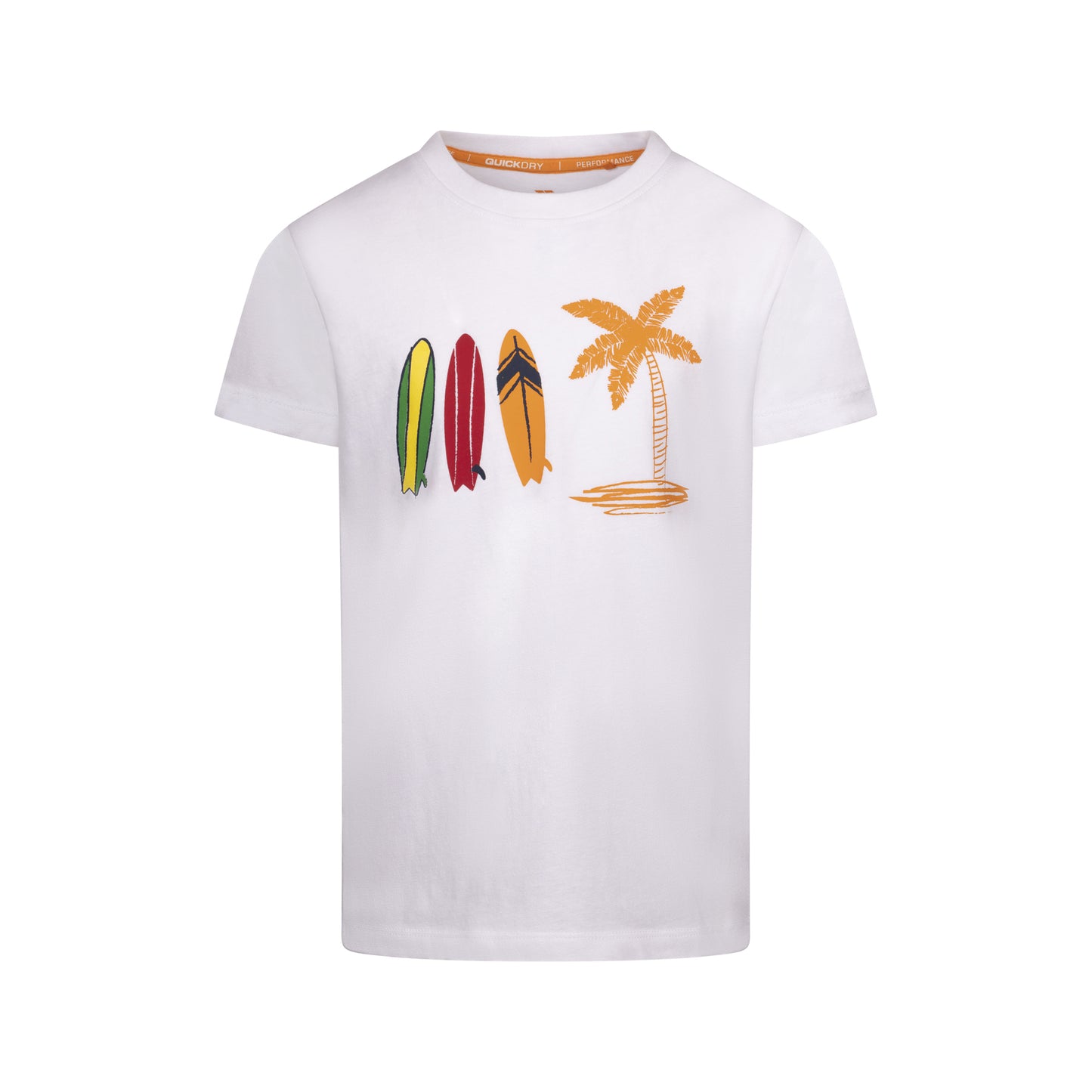 White - Front - Trespass Boys Alltown T-Shirt