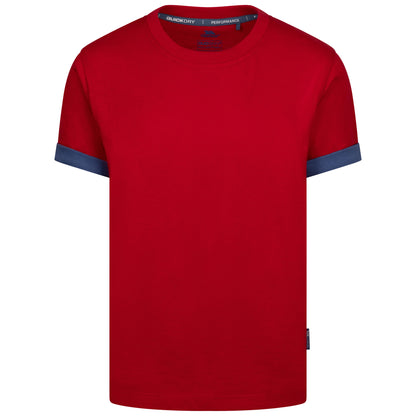 Red - Front - Trespass Boys Remmton T-Shirt
