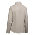 Cream - Back - Trespass Womens-Ladies Hoxie Marl Fleece Top