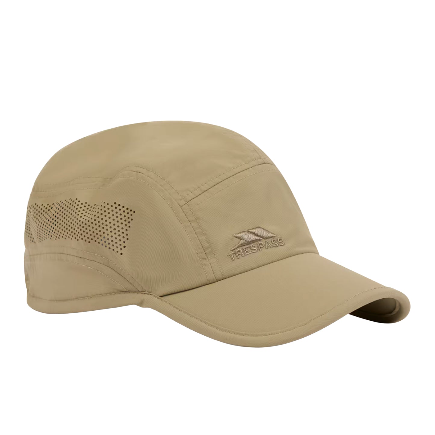 Khaki - Back - Trespass Mens Mark UPF 50+ Cap