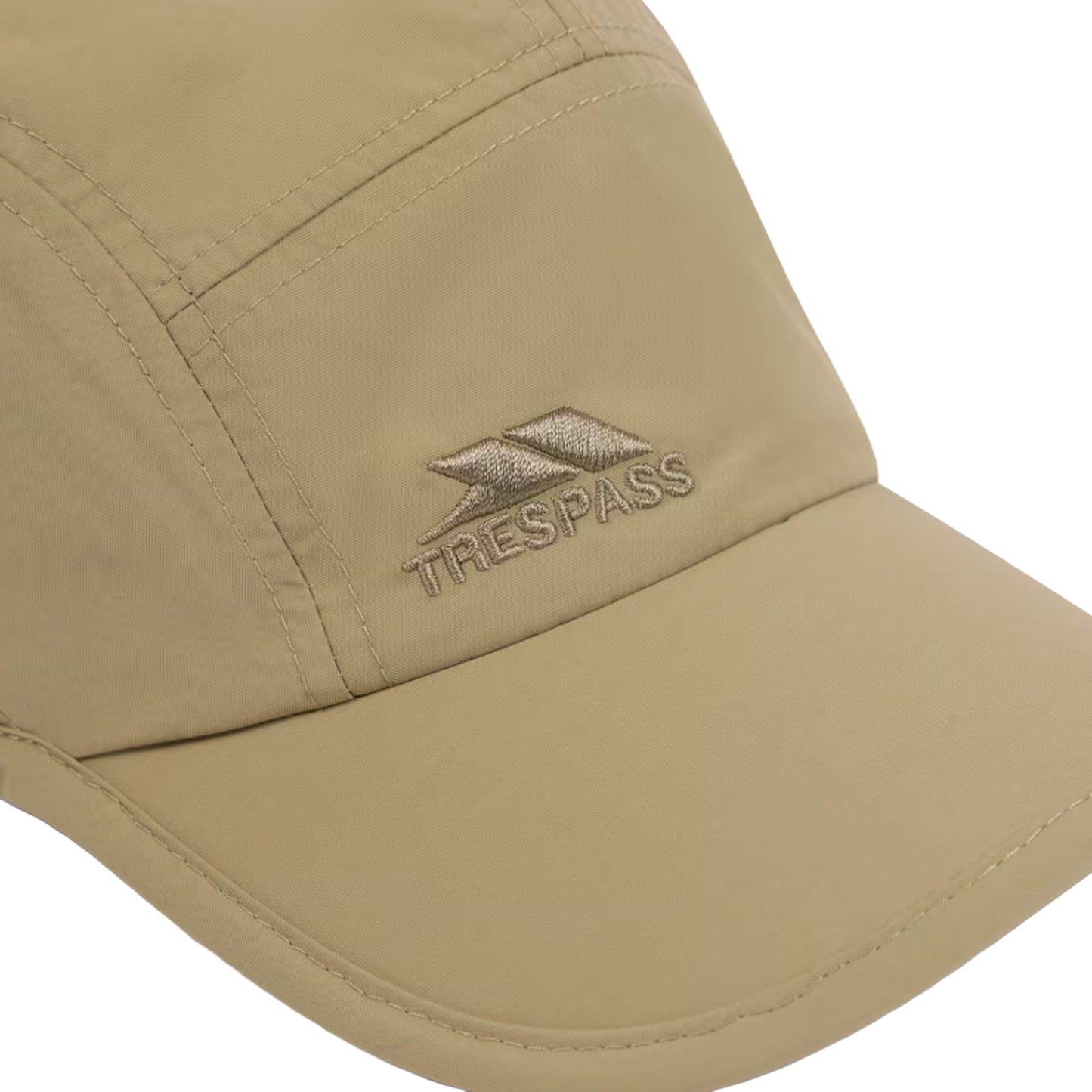 Khaki - Side - Trespass Mens Mark UPF 50+ Cap