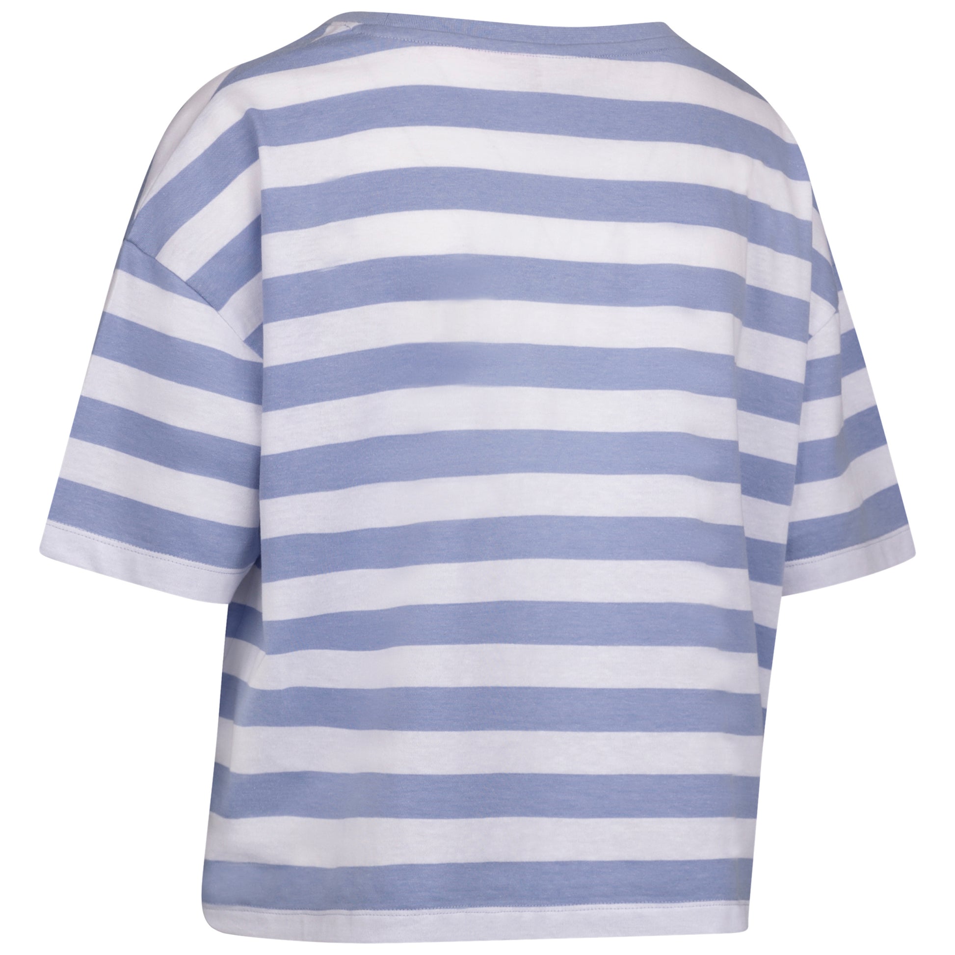 Cool Blue - Back - Trespass Womens-Ladies Donna Striped Boxy T-Shirt