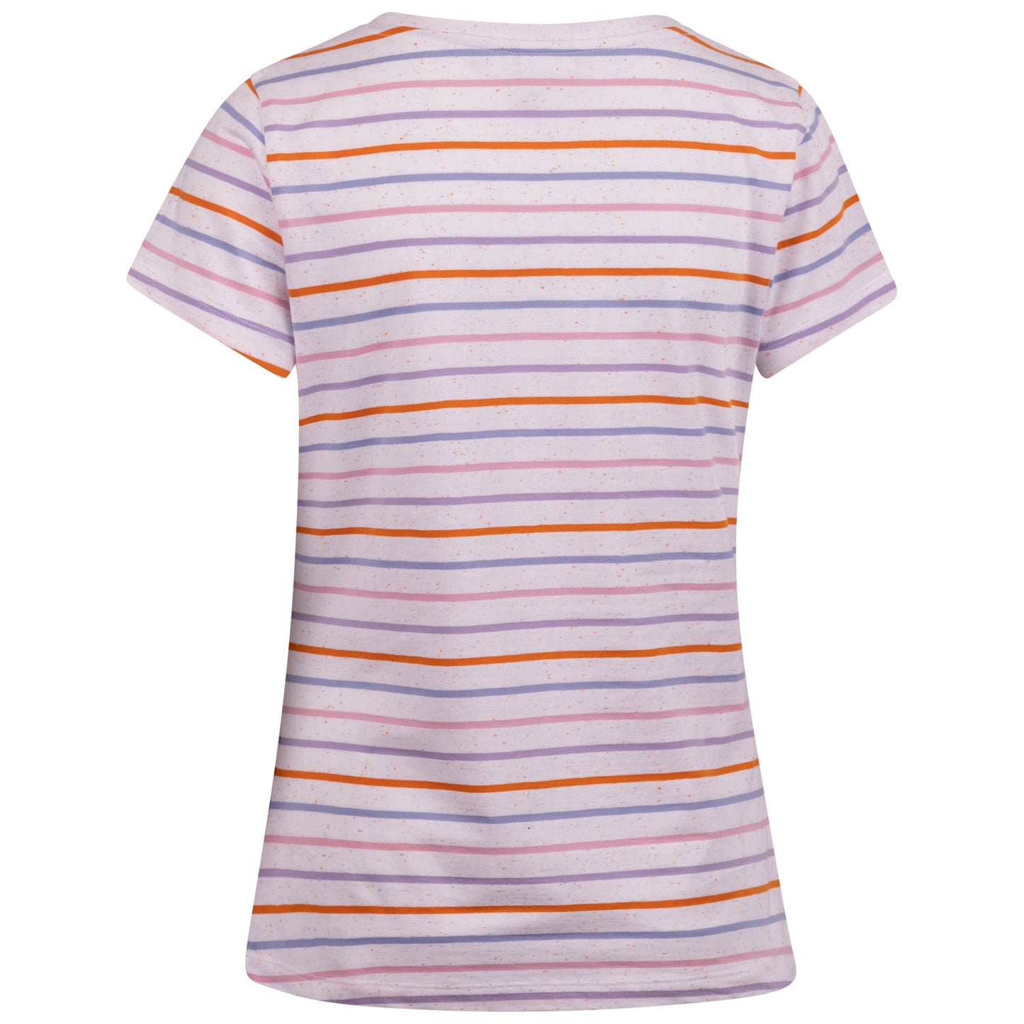 White-Multicoloured - Back - Trespass Womens-Ladies Michaela Striped T-Shirt