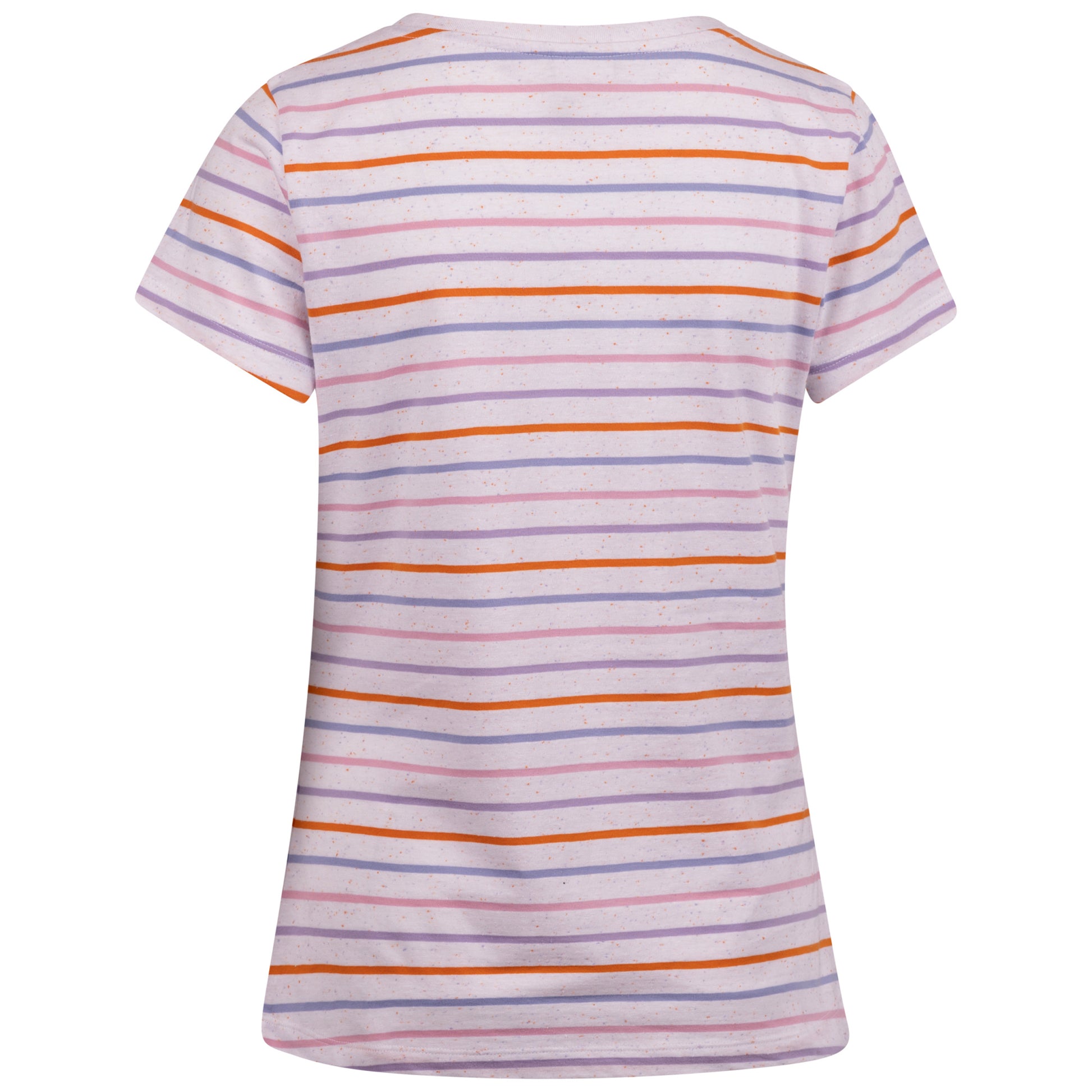 White-Multicoloured - Back - Trespass Womens-Ladies Michaela Striped T-Shirt